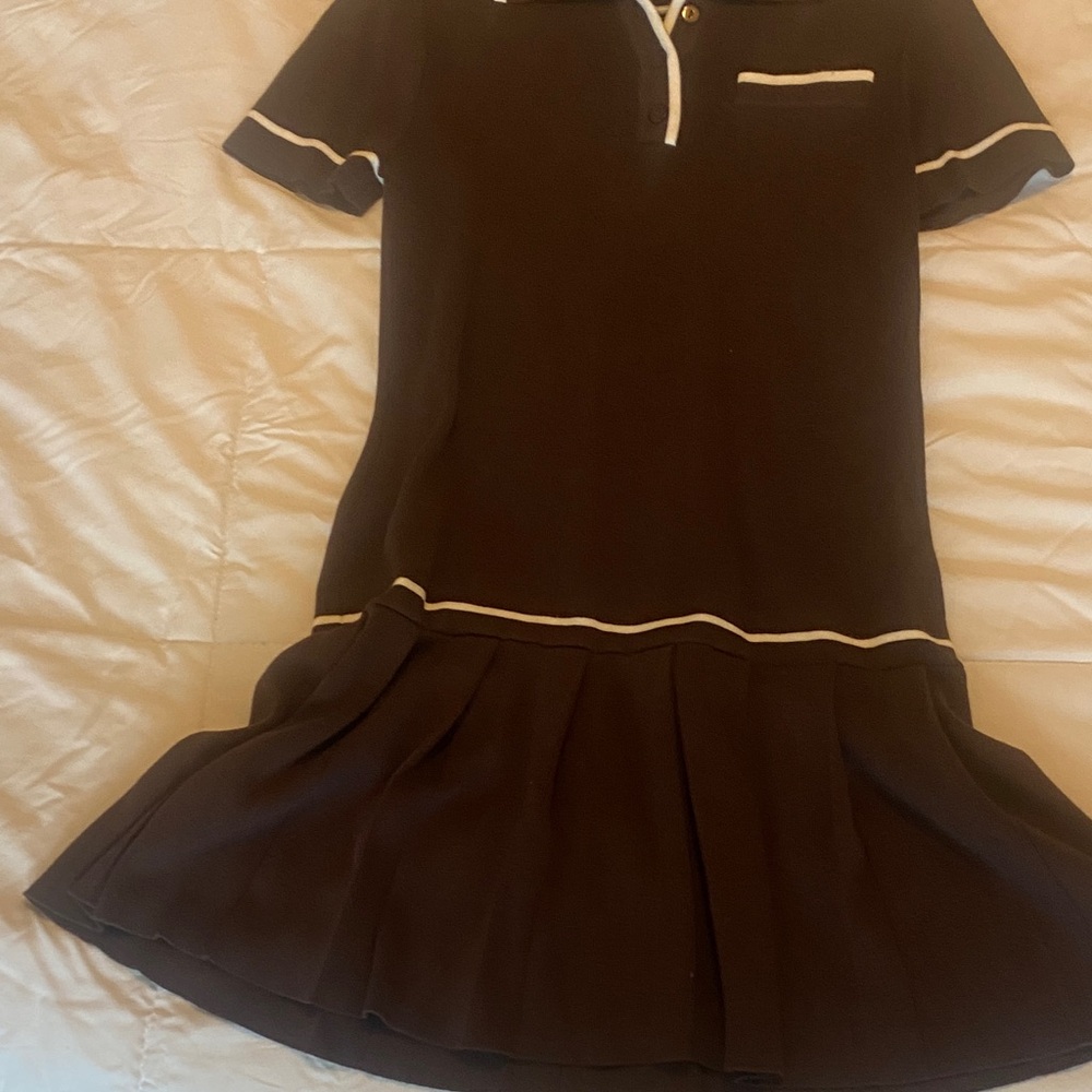Caroline Constance size small brown sweater material dress